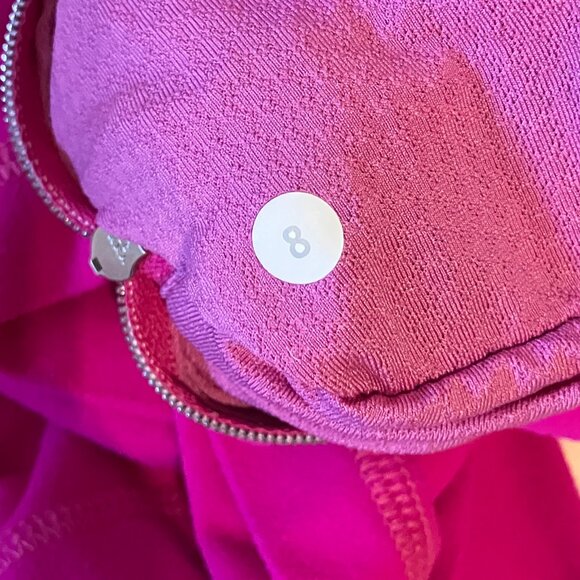 Lululemon Womens Top/Sweater/Pullover with half zip Long sleeves Pink  Size M - Picture 4 of 14